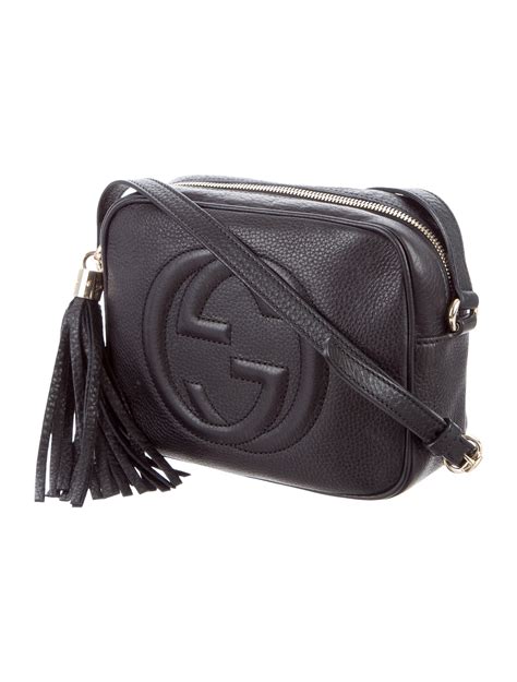 soho leathrr gucci|gucci soho leather crossbody bag.